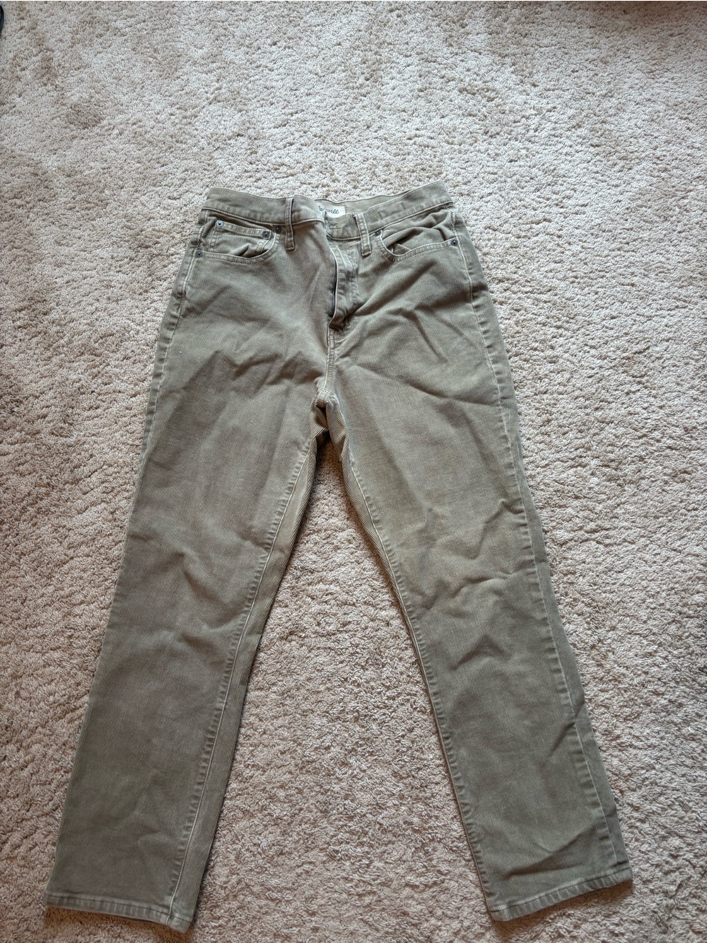 Madewell Olive Green Women's Jeans
